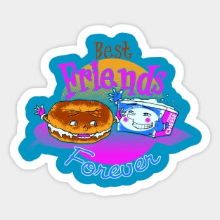 Bagel & Cream Cheese Forever Sticker